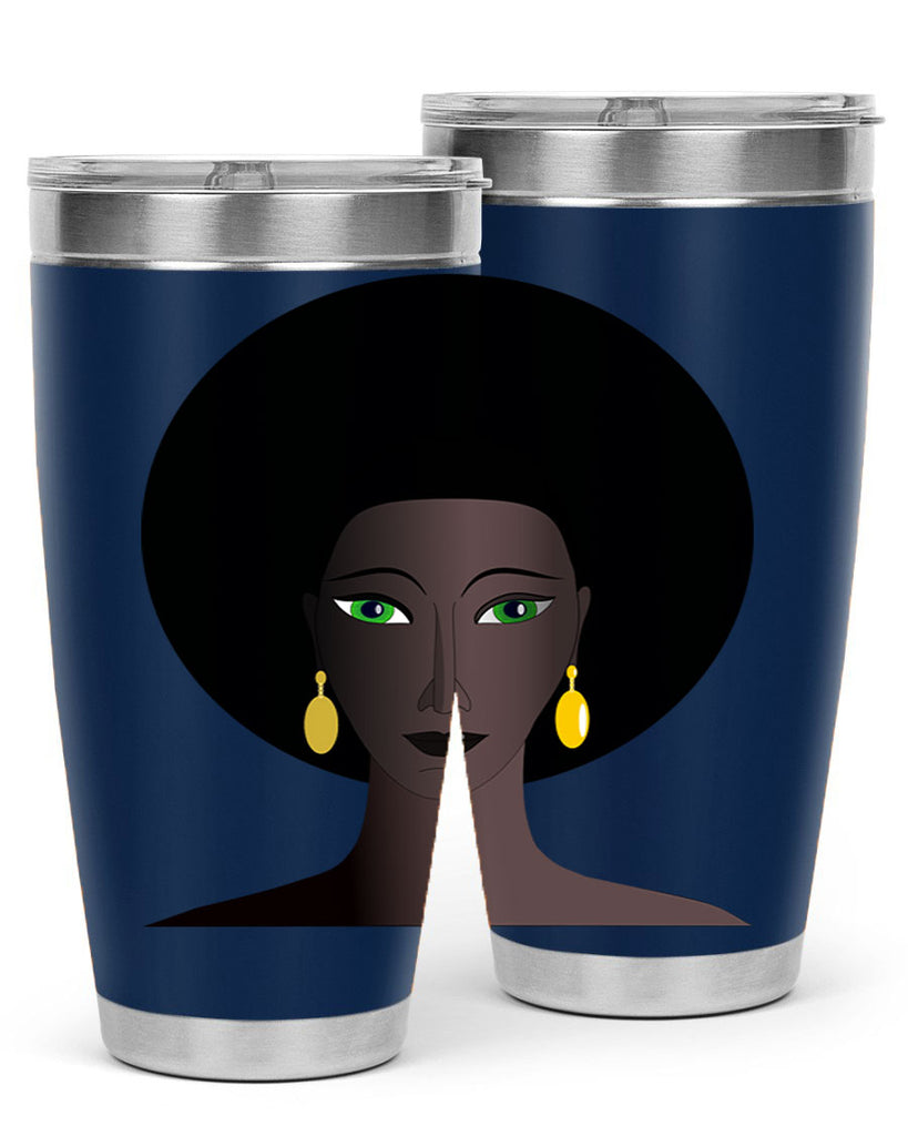 machovka black woman with green eyes 27#- women-girls- Tumbler