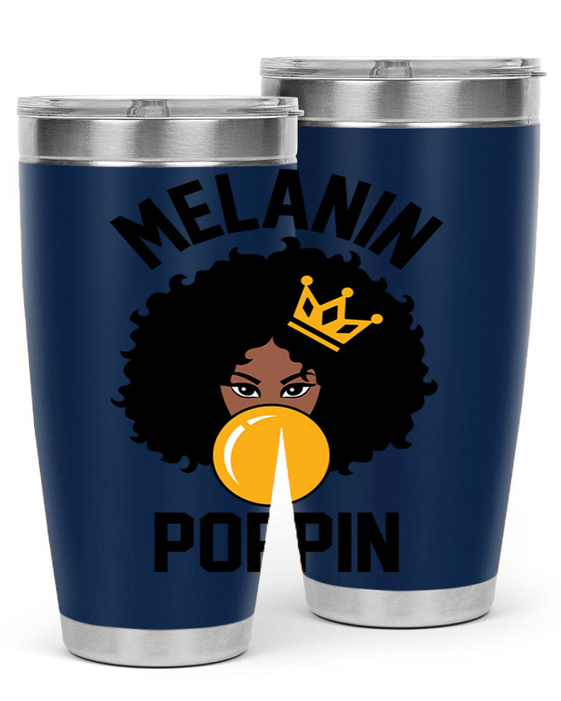 melanin poppin afro girl 25#- women-girls- Tumbler