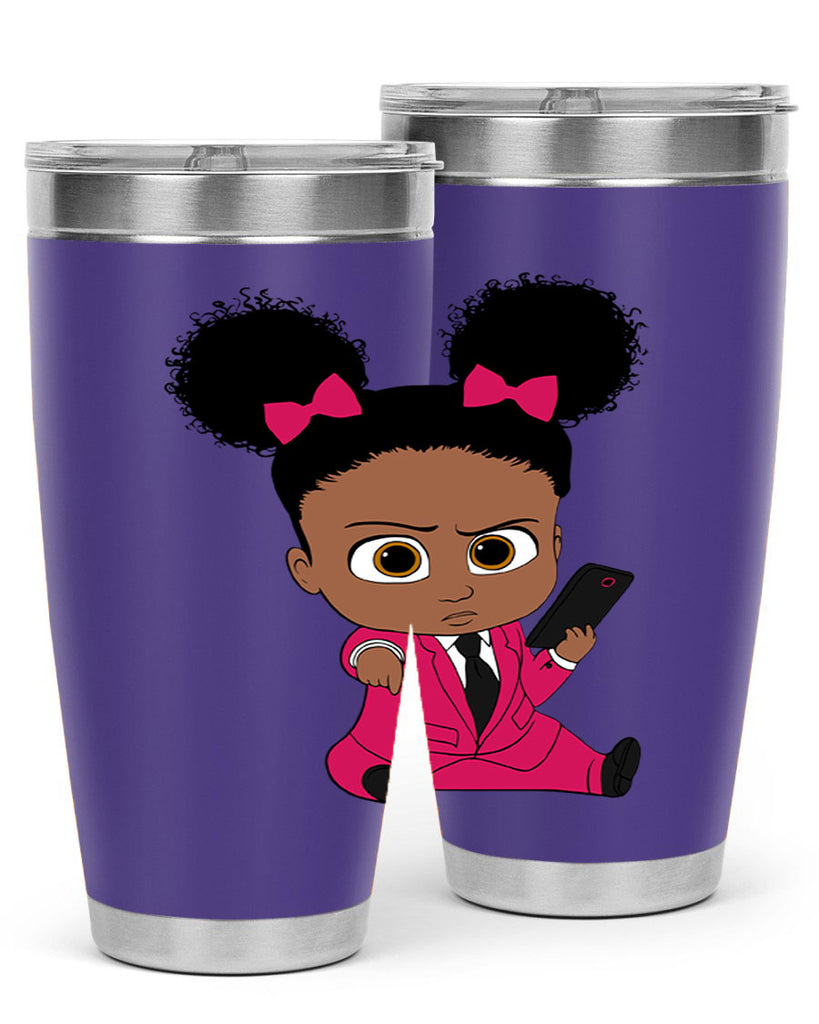 Black girl style 3#- women-girls- Tumbler