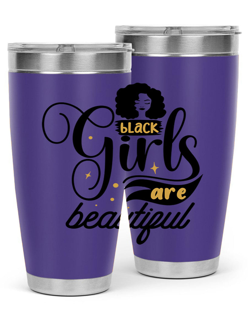 Black girls are beautiful Style 58#- women-girls- Tumbler