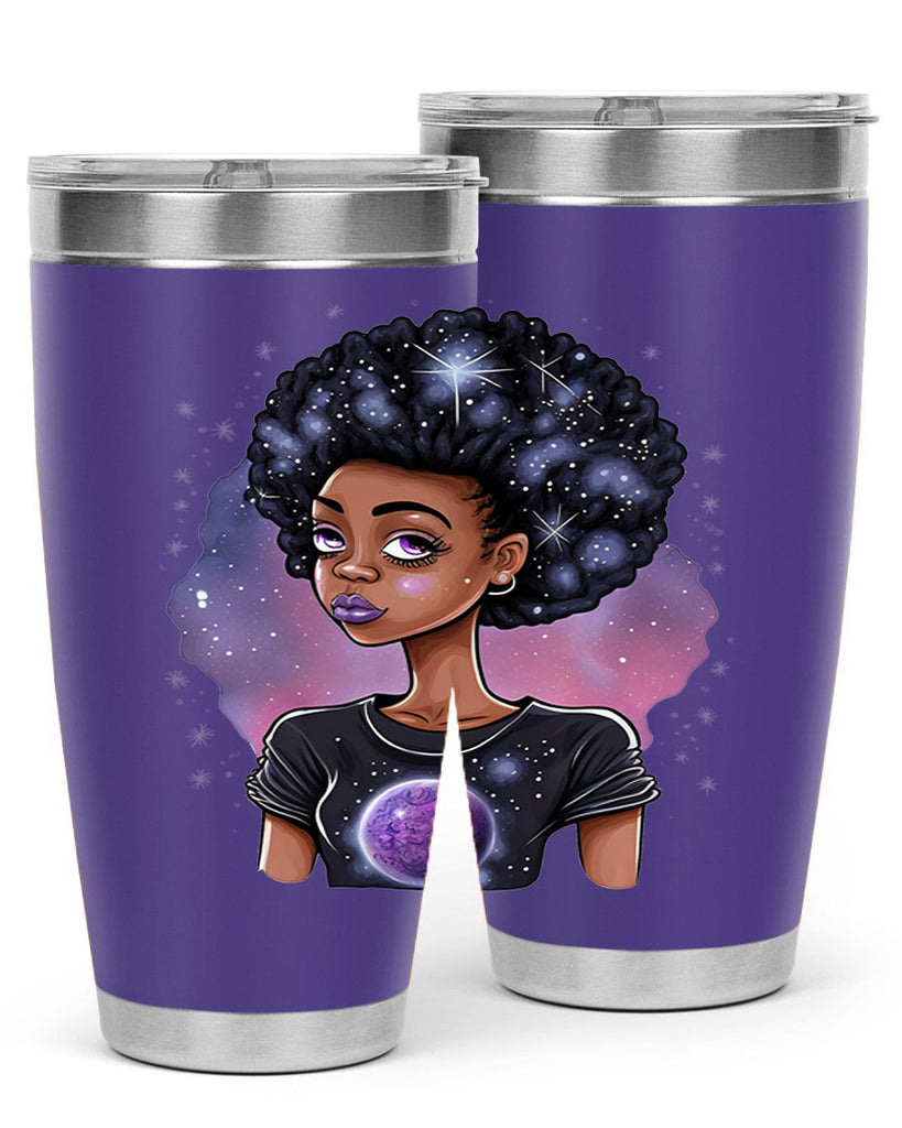 Sparkling Black Girl Design 11#- women-girls- Tumbler