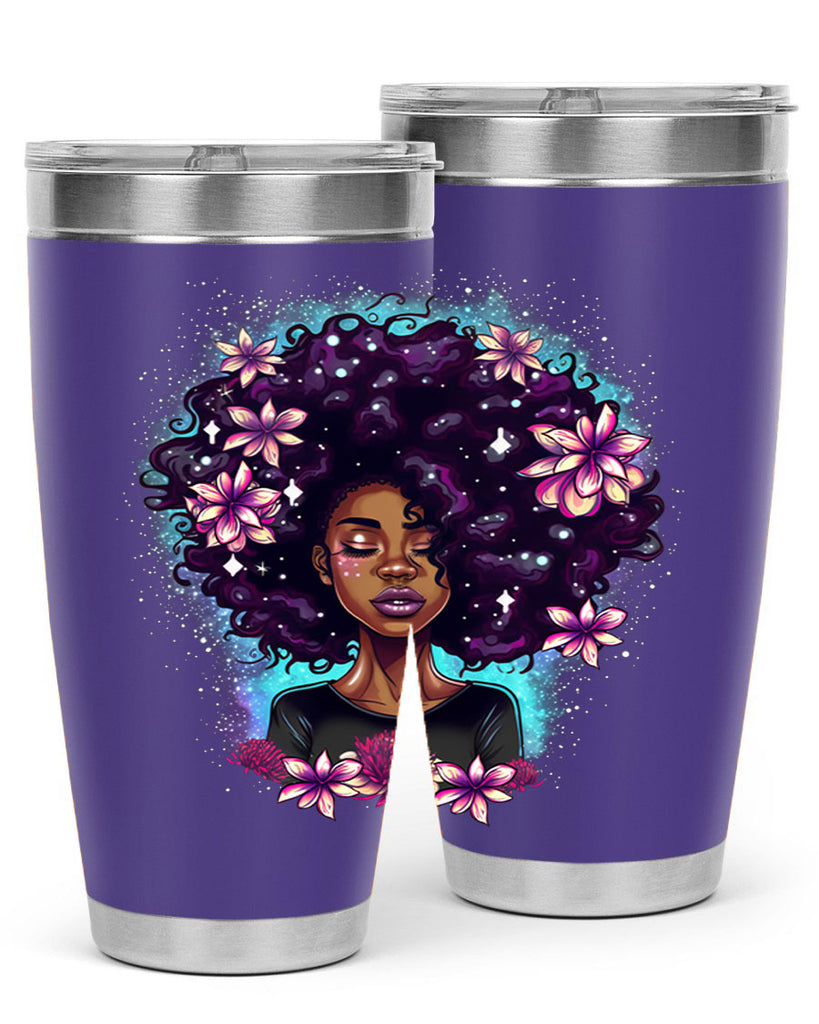 Sparkling Black Girl Design 3#- women-girls- Tumbler