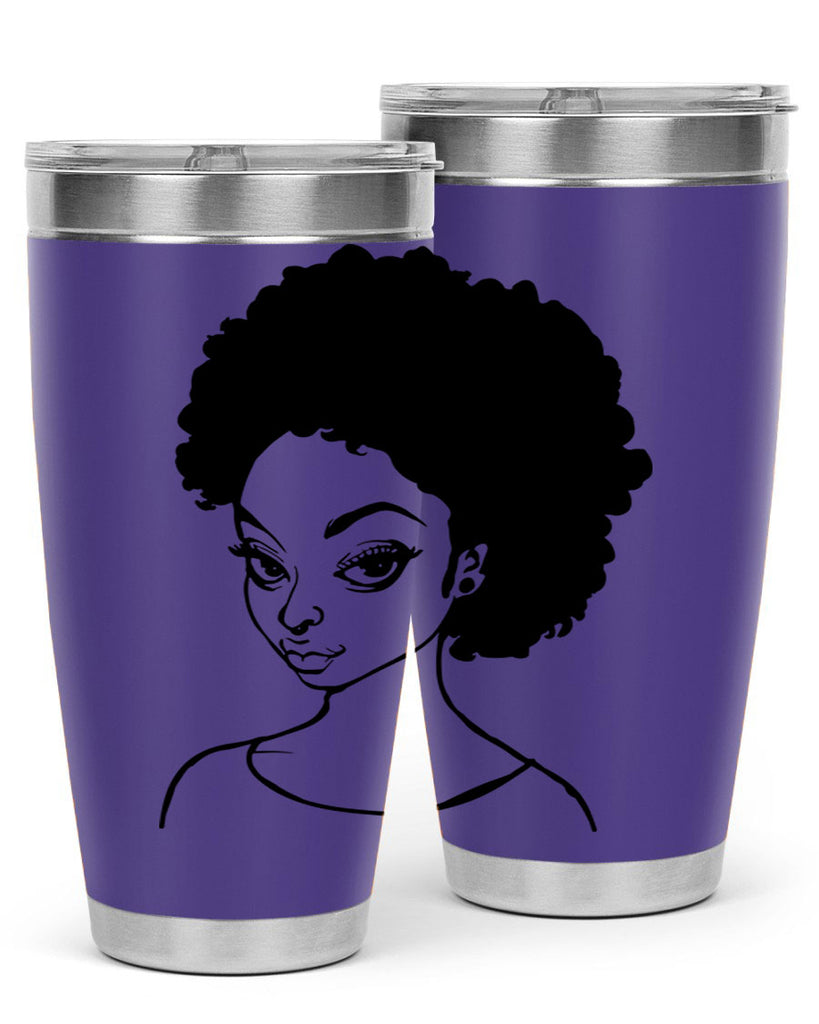 afro woman girl lady 68#- women-girls- Tumbler