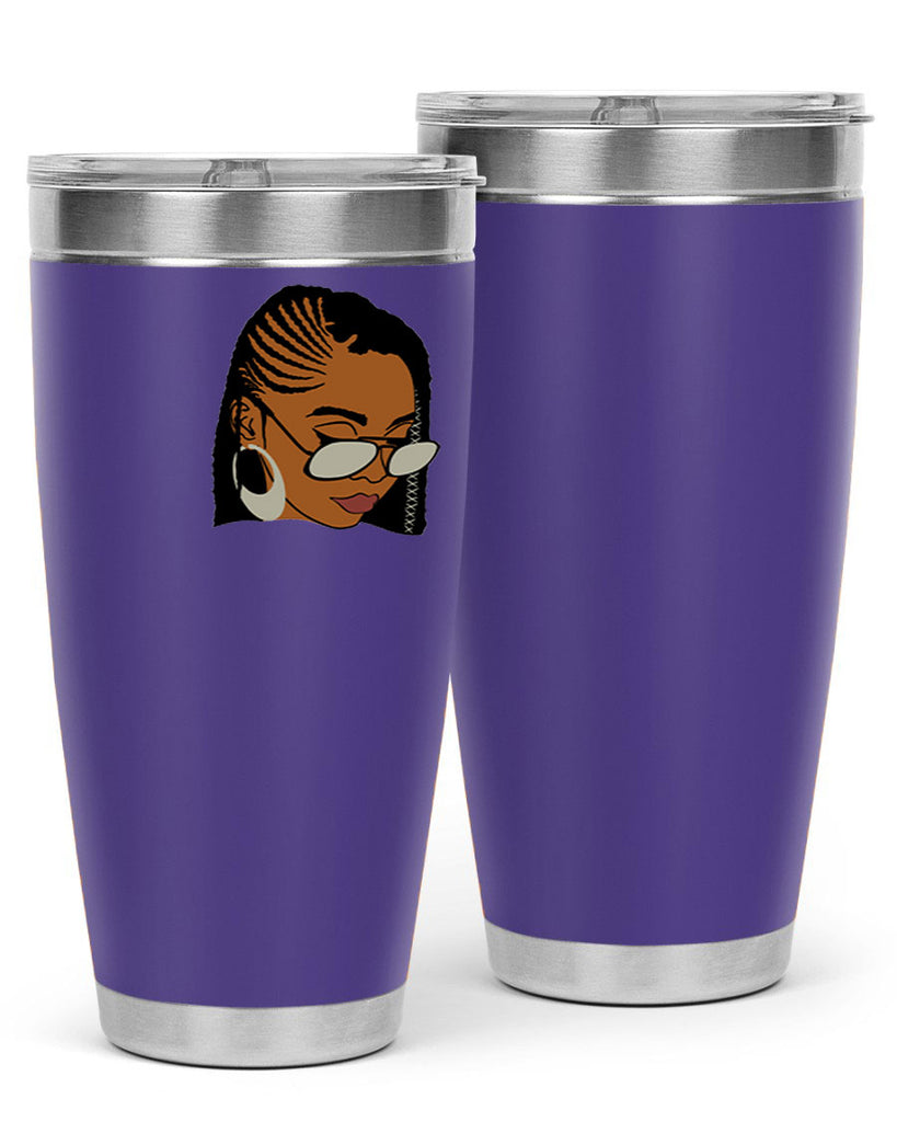 black afro 39#- women-girls- Tumbler