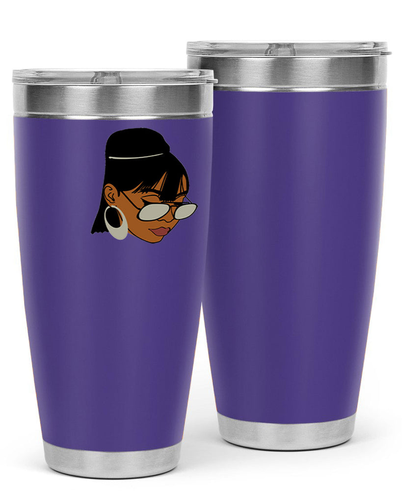 black afro 40#- women-girls- Tumbler