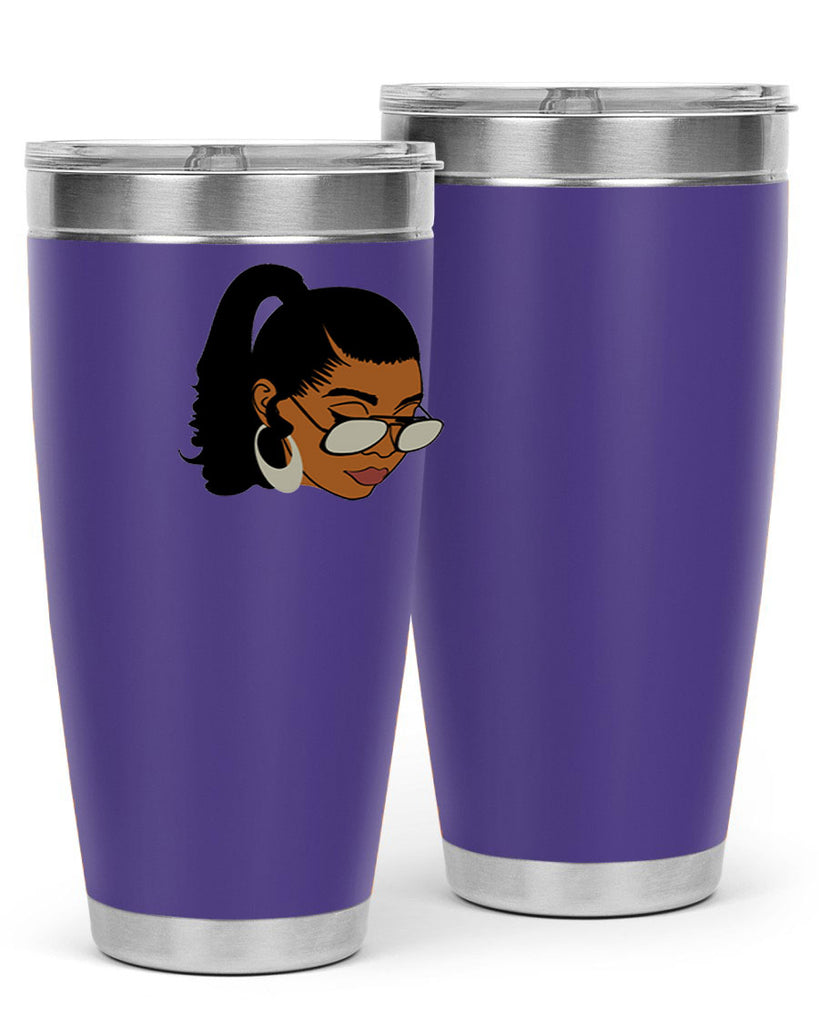 black afro 42#- women-girls- Tumbler