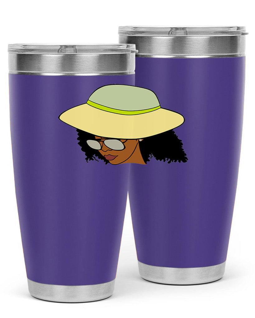 black afro 45#- women-girls- Tumbler