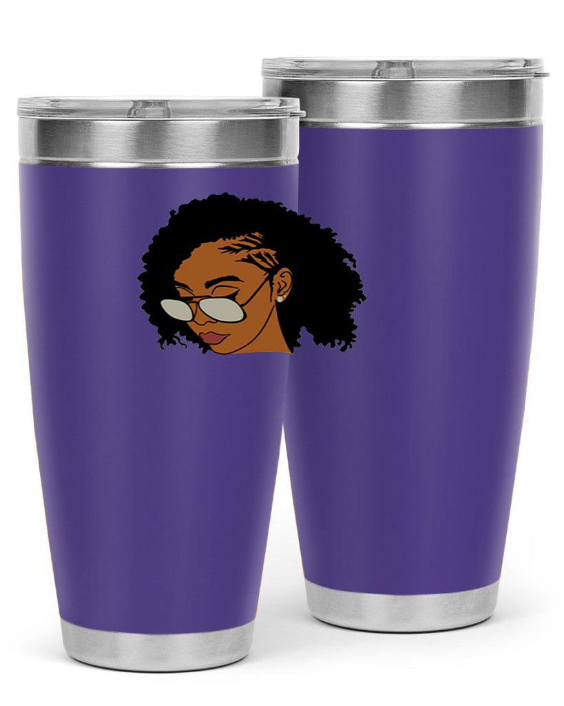 black afro 47#- women-girls- Tumbler