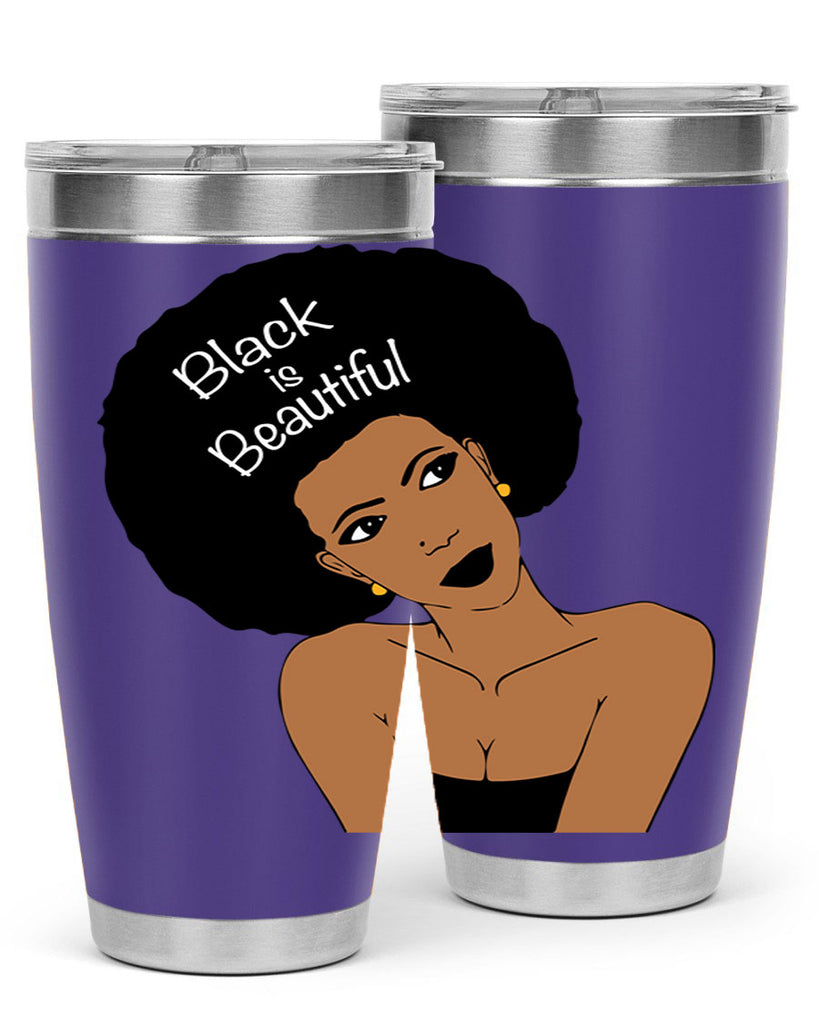 black is beautiful 13#- women-girls- Tumbler