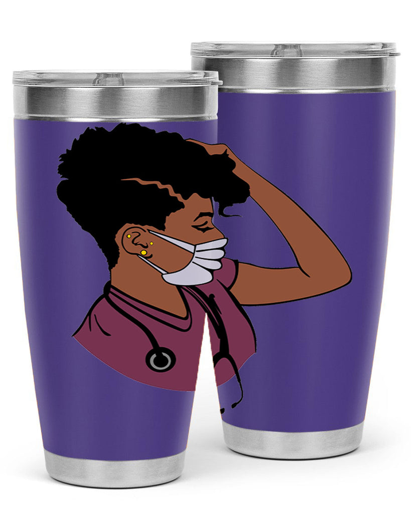 black nurse 1#- women-girls- Tumbler