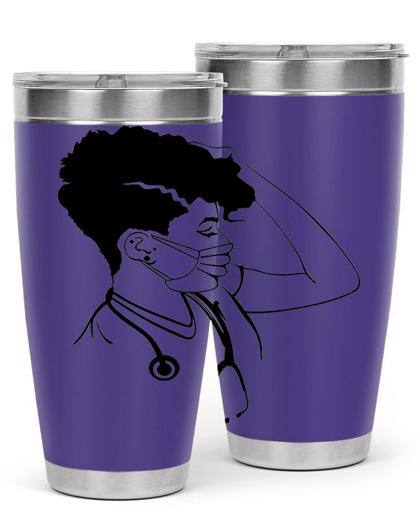 black nurse 3#- women-girls- Tumbler