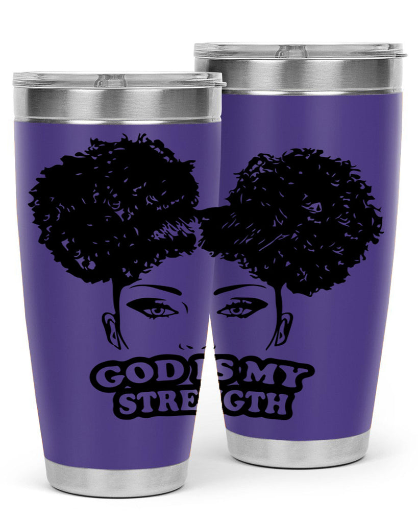 god is my strength 2#- women-girls- Tumbler