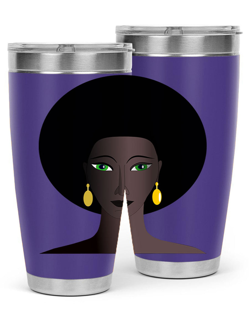 machovka black woman with green eyes 27#- women-girls- Tumbler