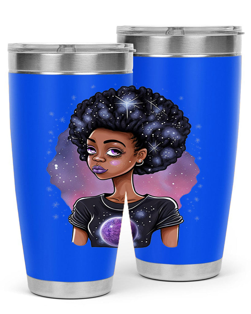 Sparkling Black Girl Design 11#- women-girls- Tumbler