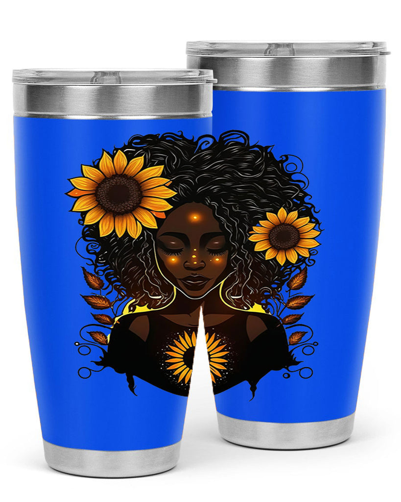 Sparkling Black Girl Design 13#- women-girls- Tumbler