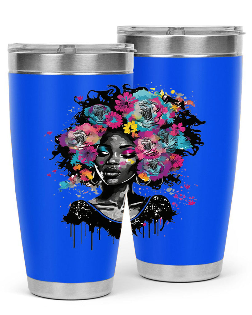 Sparkling Black Girl Design 17#- women-girls- Tumbler