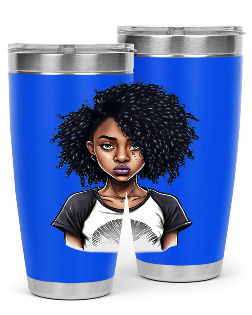 Sparkling Black Girl Design 18#- women-girls- Tumbler