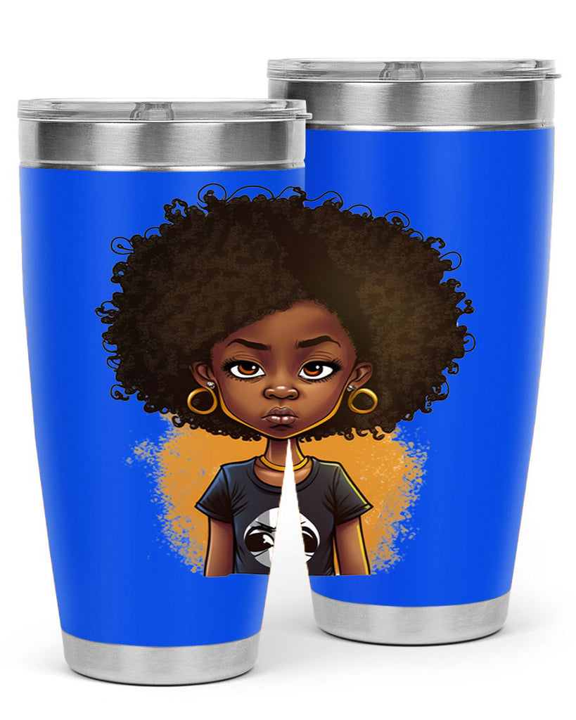 Sparkling Black Girl Design 8#- women-girls- Tumbler