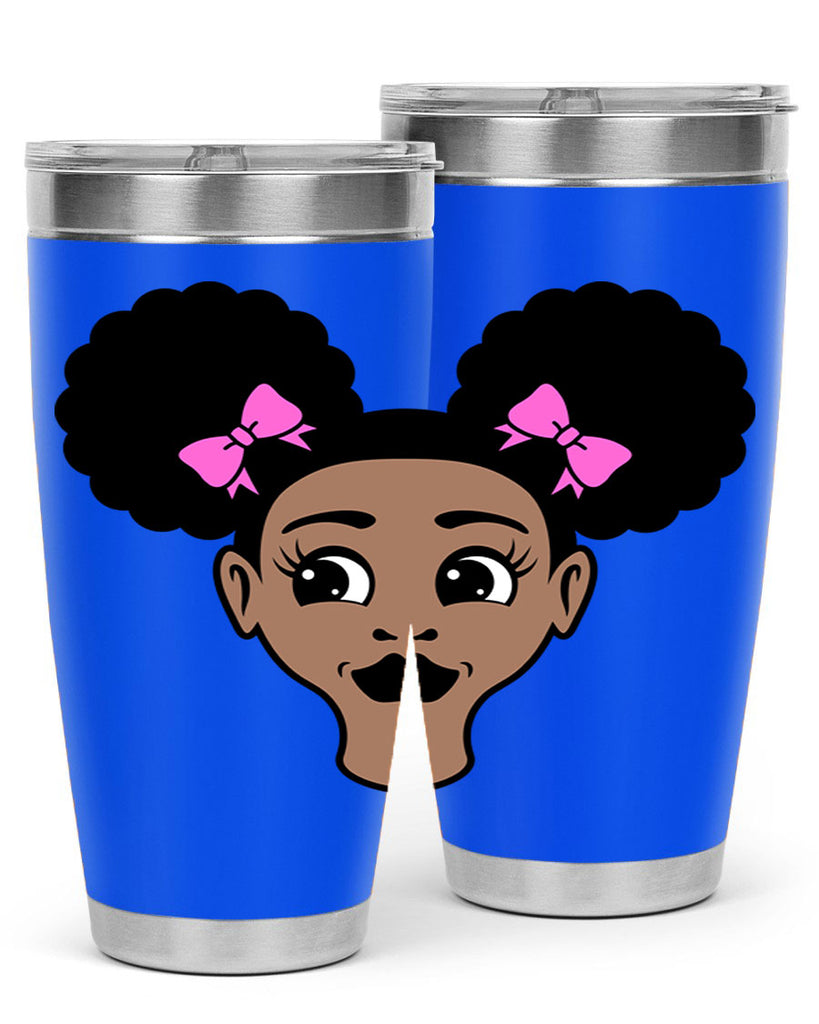 afro puffs girl 76#- women-girls- Tumbler