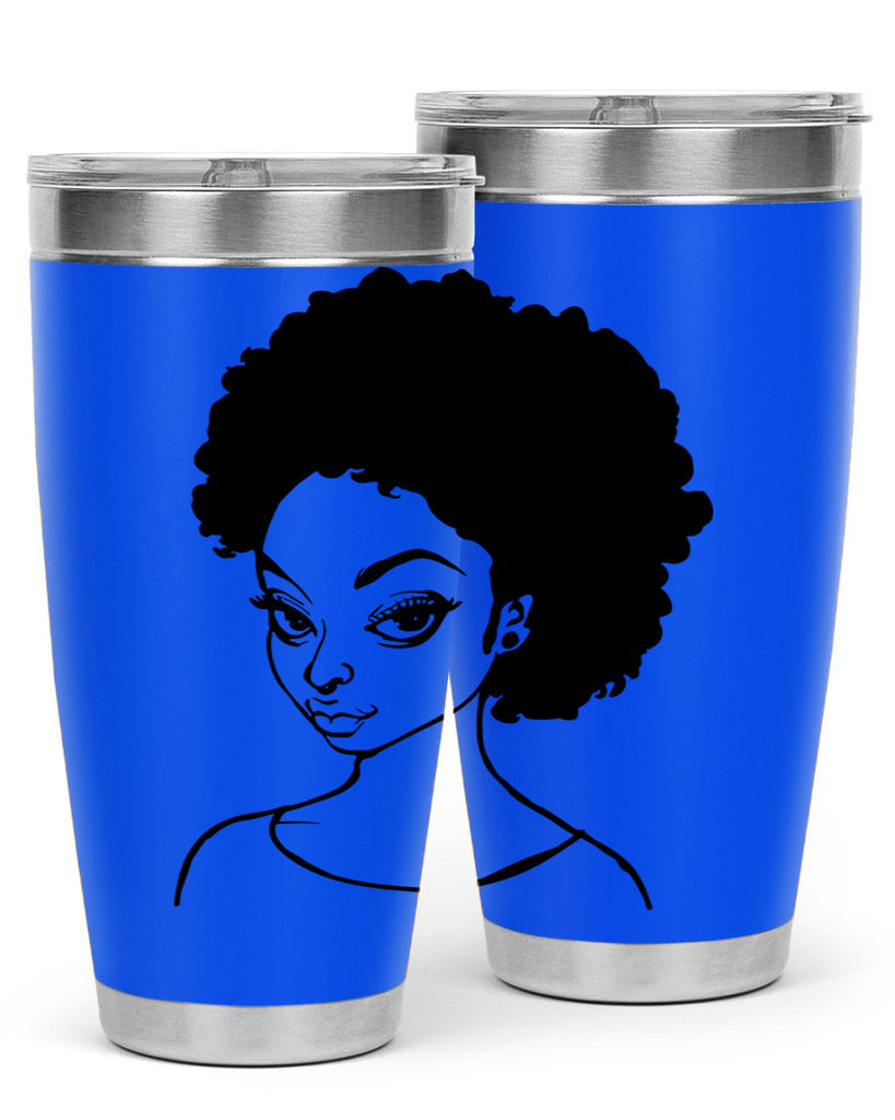 afro woman girl lady 68#- women-girls- Tumbler