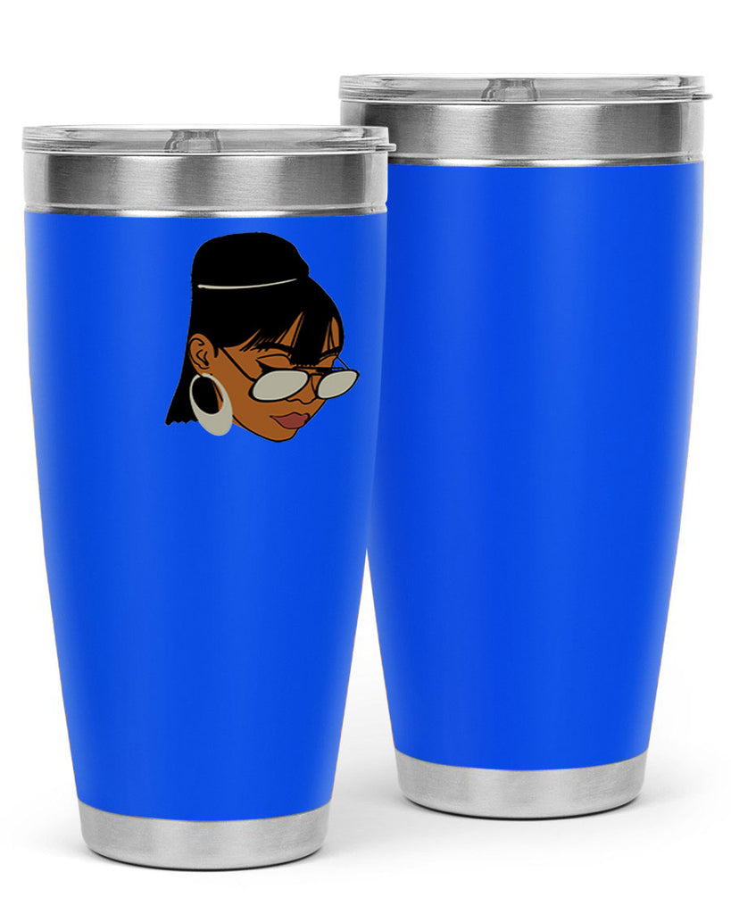 black afro 40#- women-girls- Tumbler