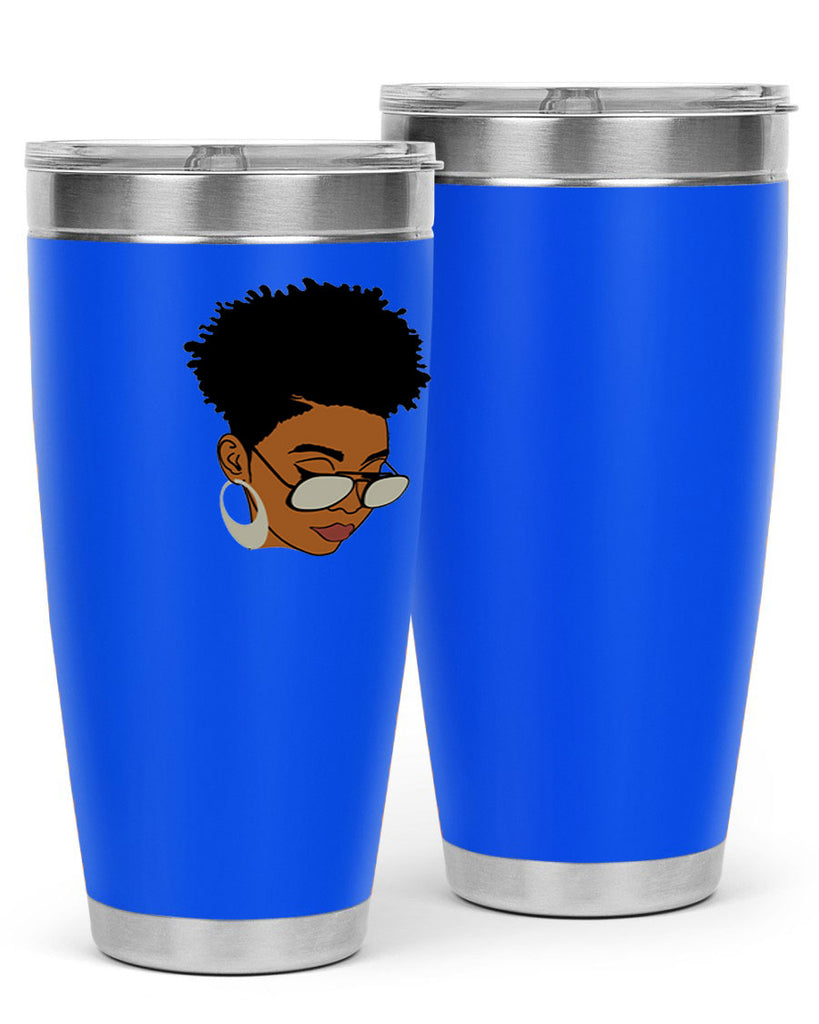 black afro 44#- women-girls- Tumbler