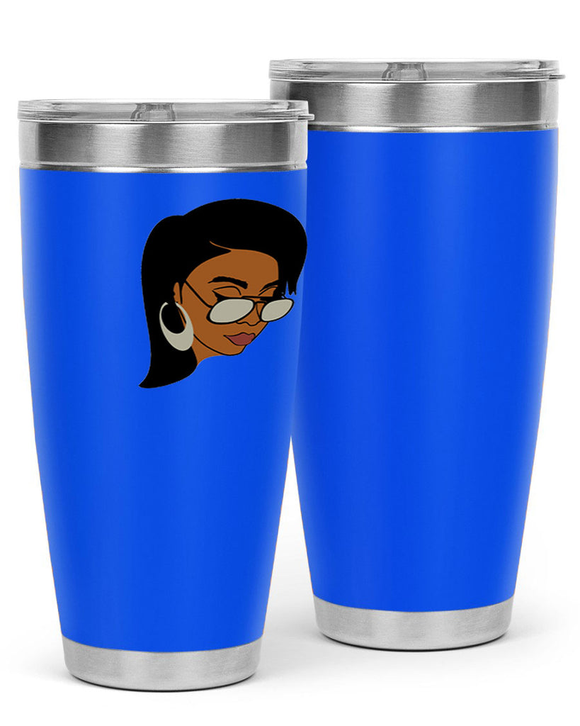 black afro 48#- women-girls- Tumbler