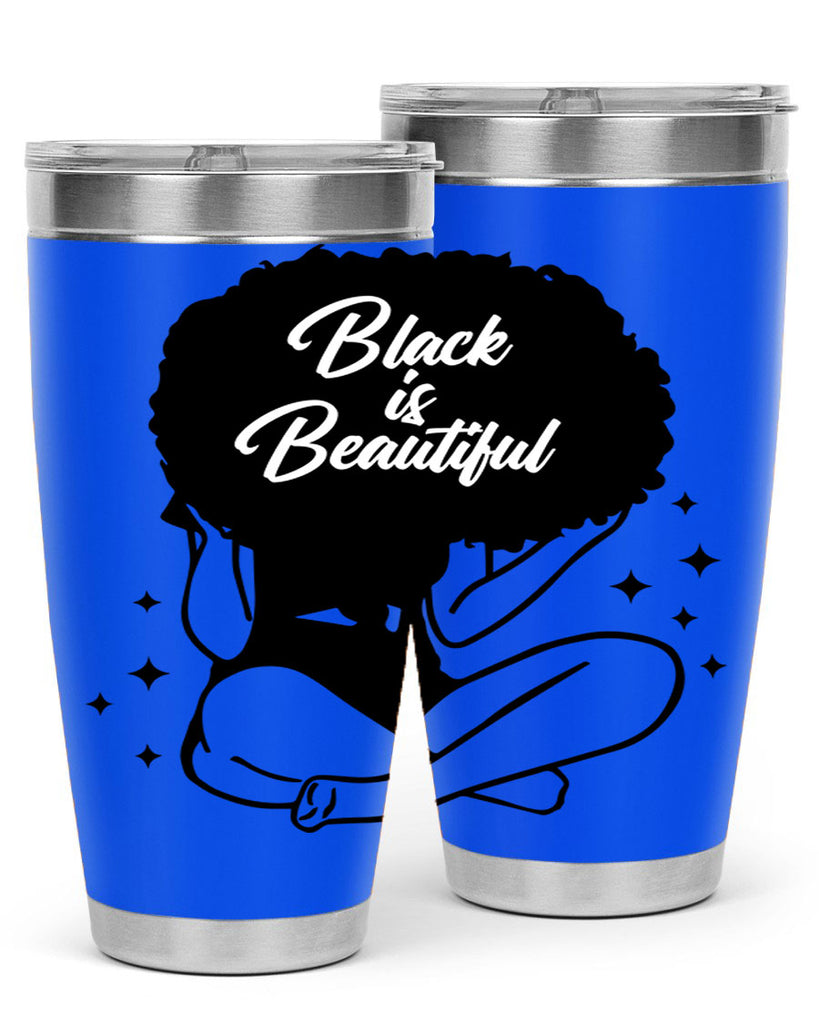 black is beautiful 15#- women-girls- Tumbler