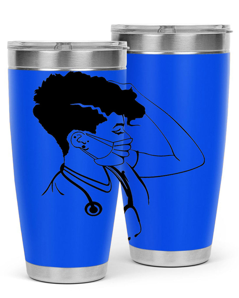 black nurse 3#- women-girls- Tumbler
