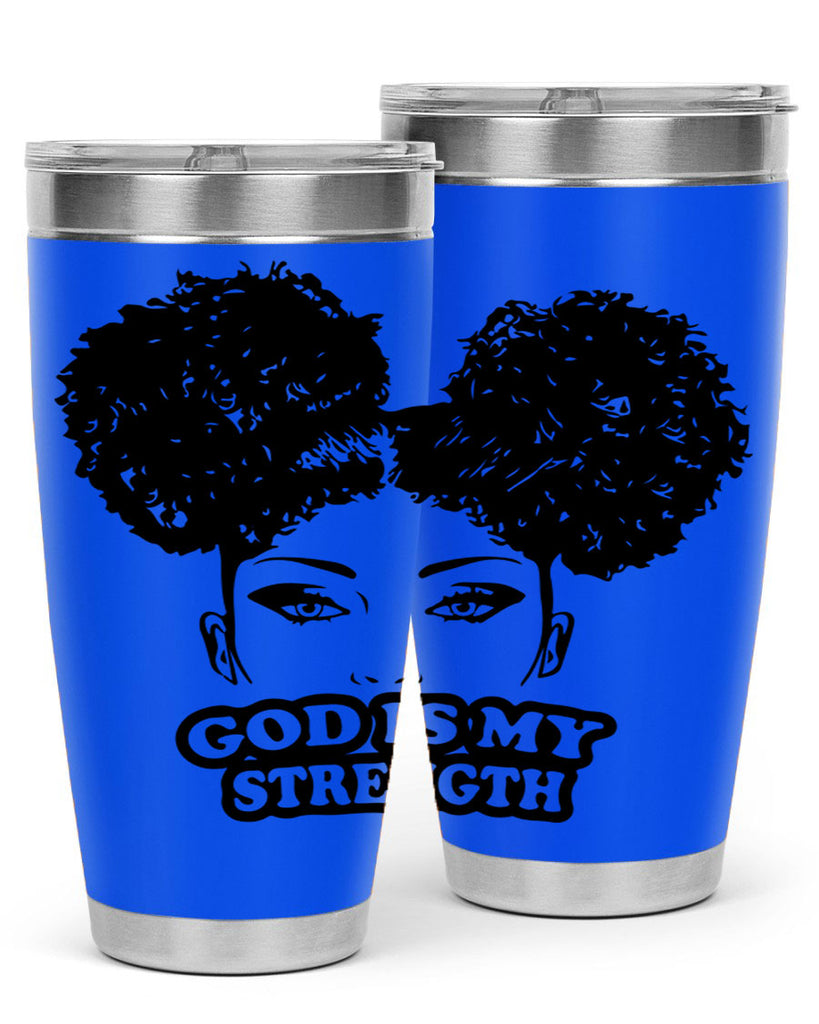 god is my strength 2#- women-girls- Tumbler