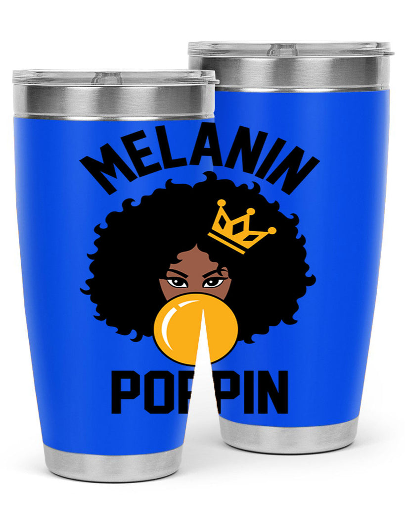 melanin poppin afro girl 25#- women-girls- Tumbler
