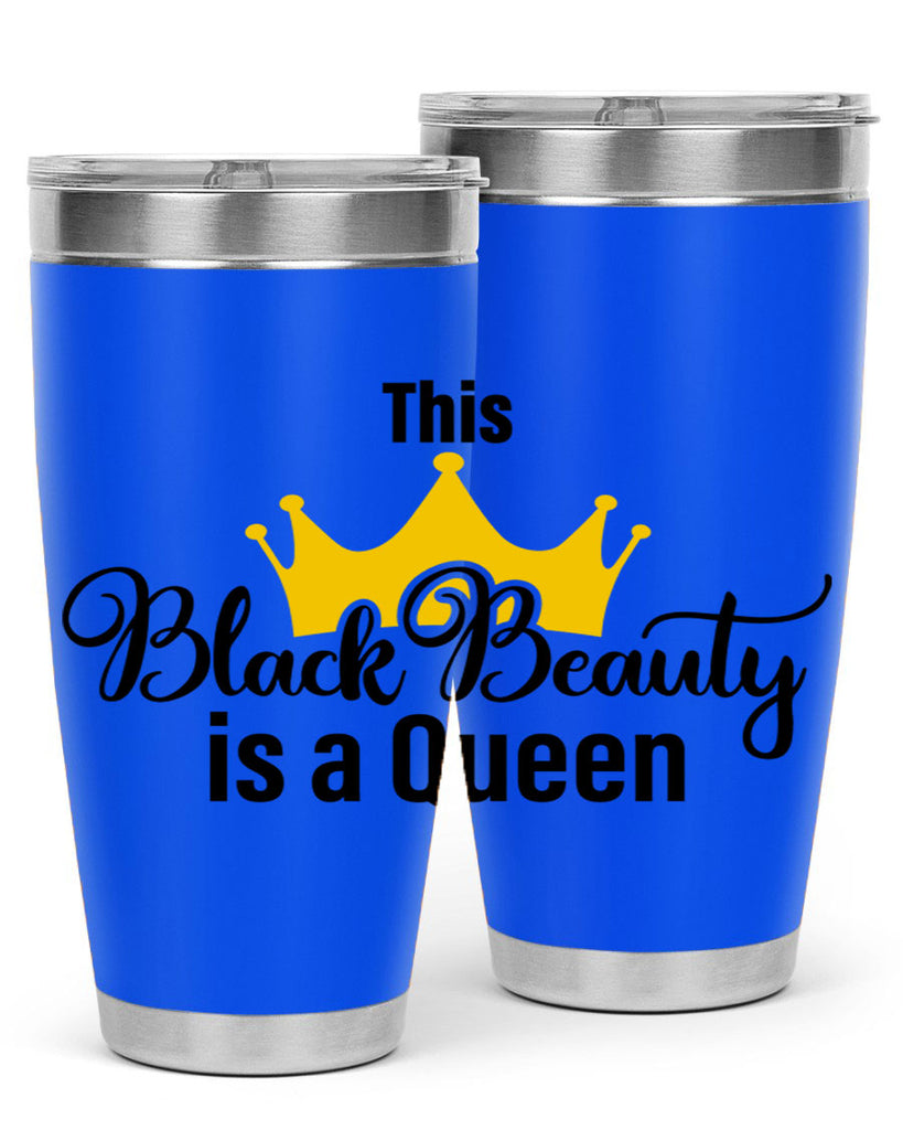 this black beauty is a queen Style 3#- women-girls- Tumbler