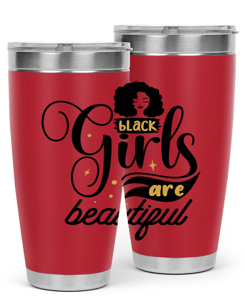 Black girls are beautiful Style 58#- women-girls- Tumbler