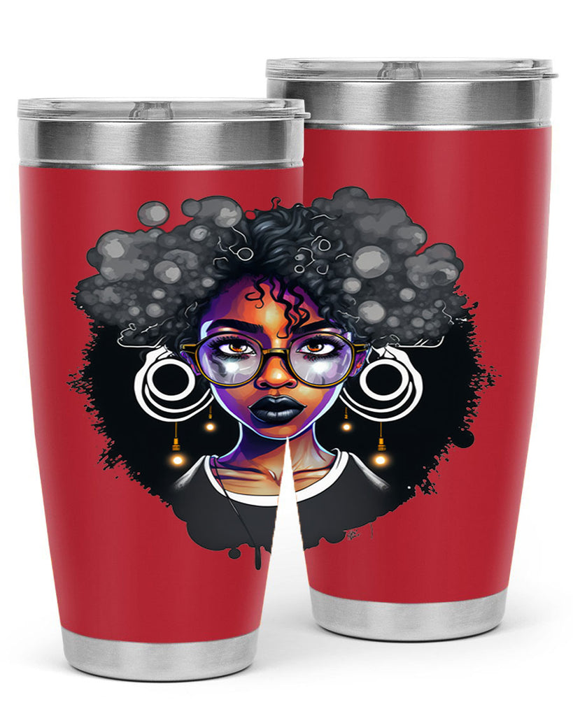Sparkling Black Girl Design 10#- women-girls- Tumbler