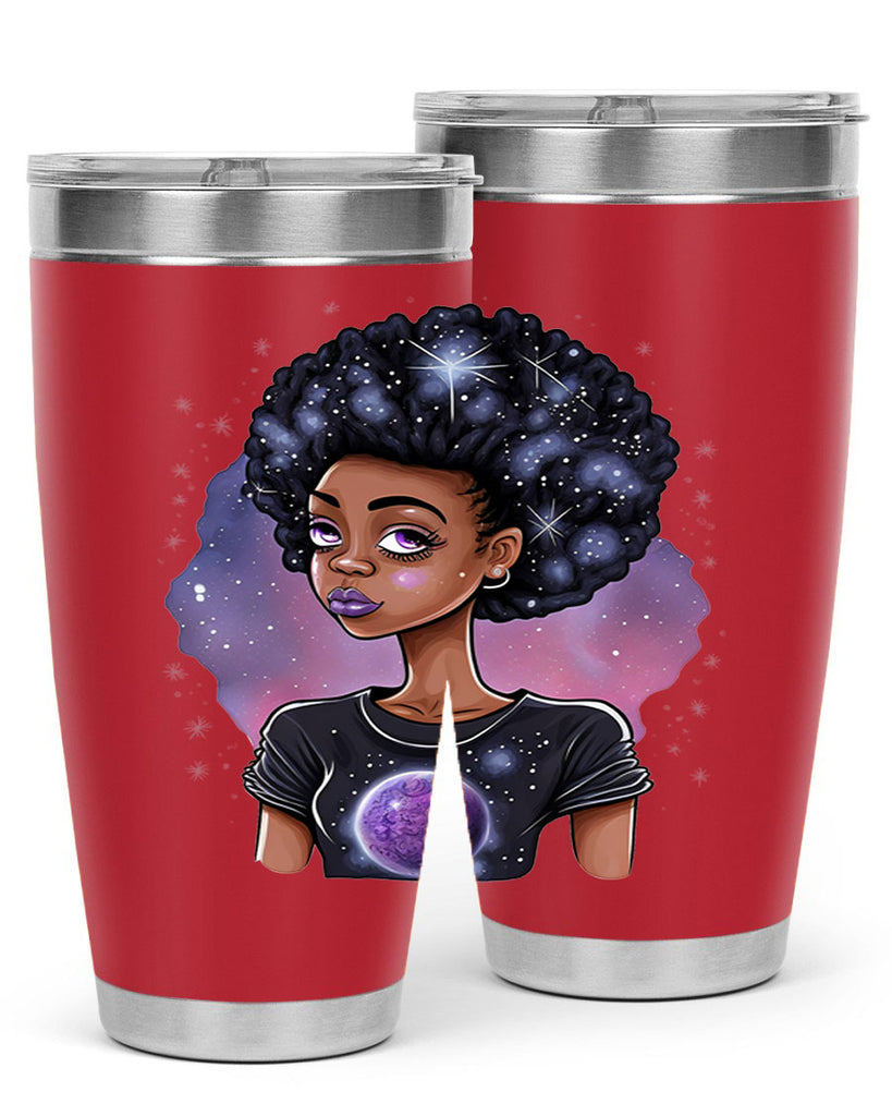 Sparkling Black Girl Design 11#- women-girls- Tumbler
