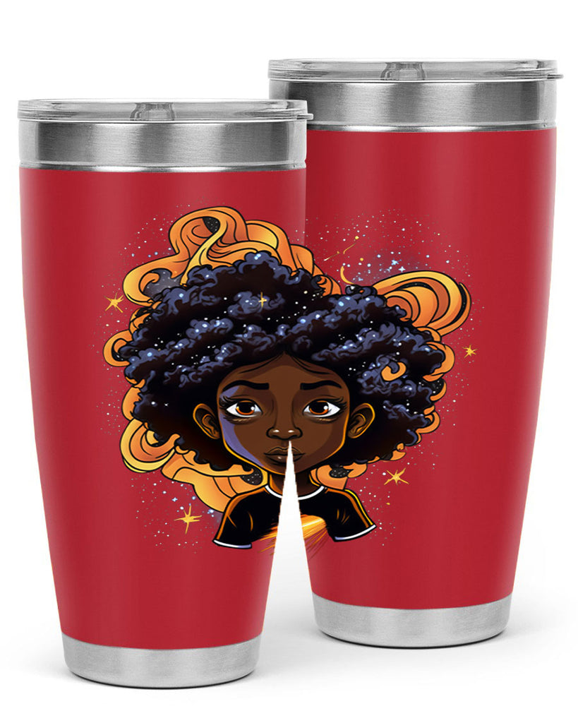 Sparkling Black Girl Design 12#- women-girls- Tumbler