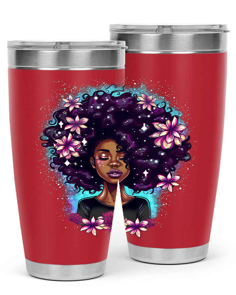 Sparkling Black Girl Design 3#- women-girls- Tumbler