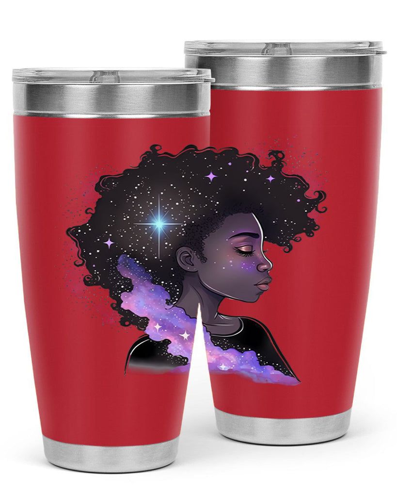 Sparkling Black Girl Design 4#- women-girls- Tumbler