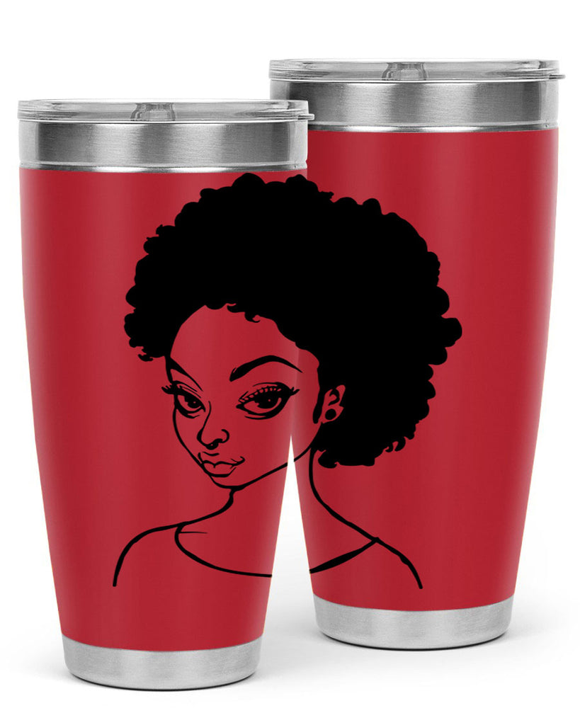 afro woman girl lady 68#- women-girls- Tumbler
