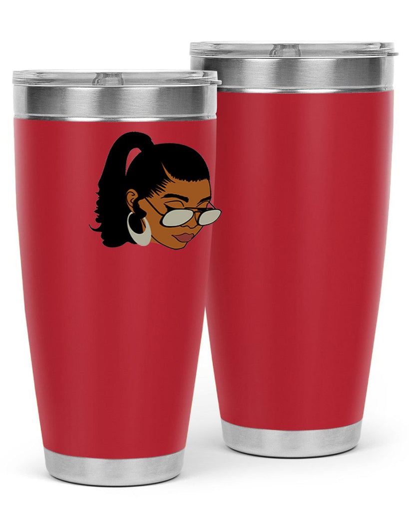 black afro 42#- women-girls- Tumbler