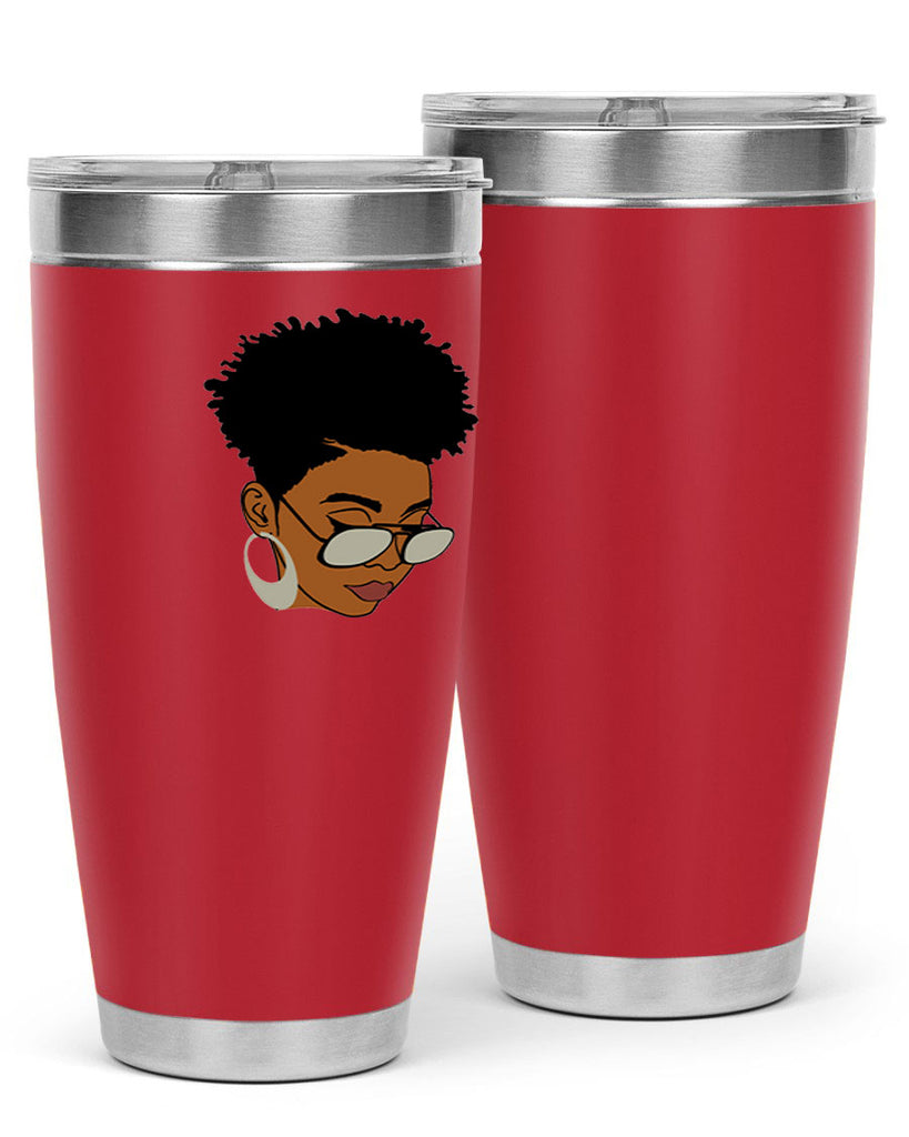 black afro 44#- women-girls- Tumbler
