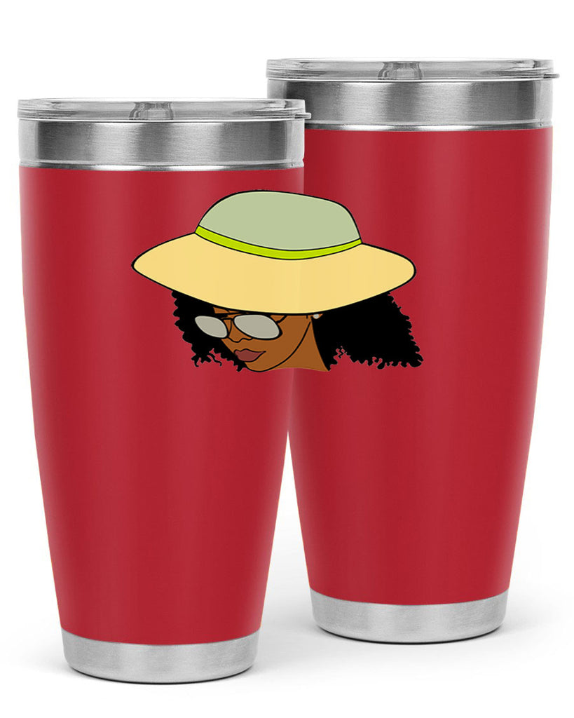 black afro 45#- women-girls- Tumbler