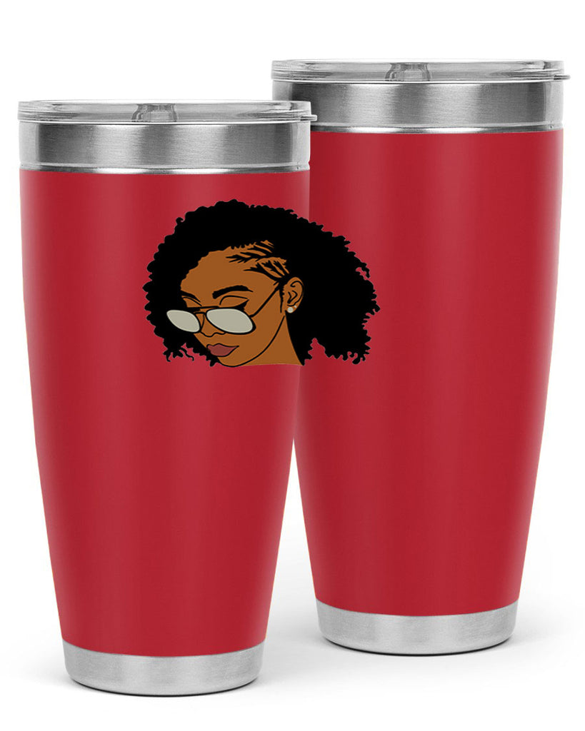 black afro 47#- women-girls- Tumbler