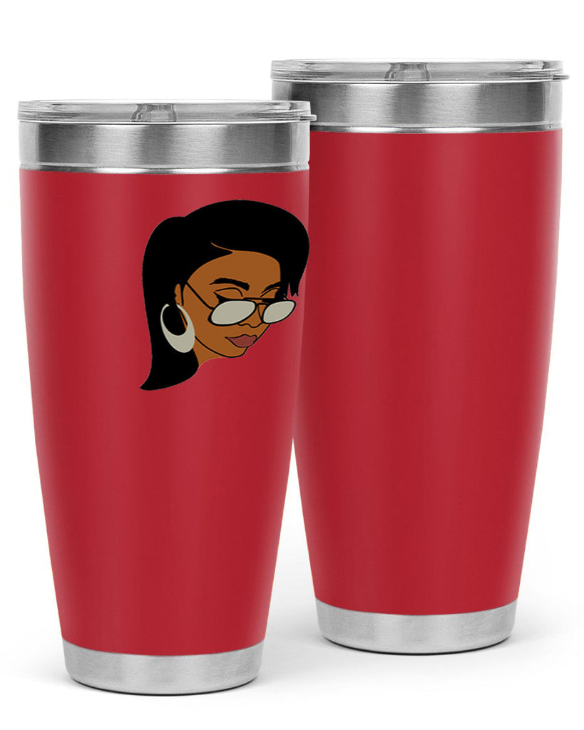 black afro 48#- women-girls- Tumbler