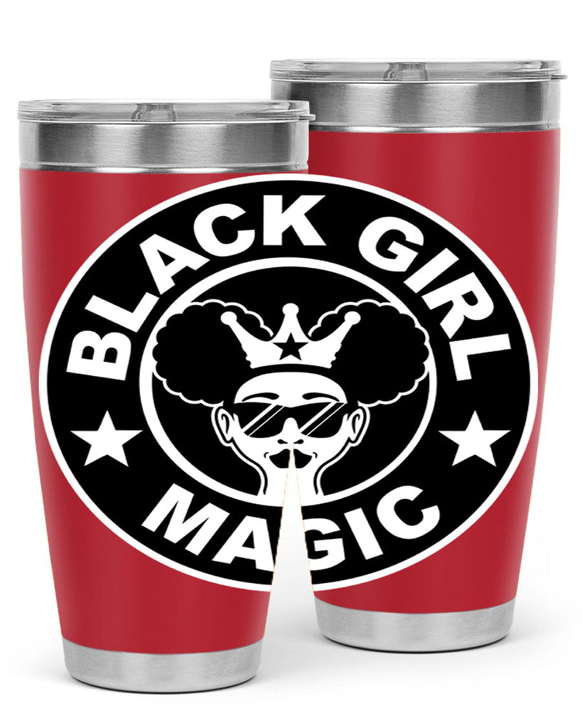 black girl magic coffee 57#- women-girls- Tumbler