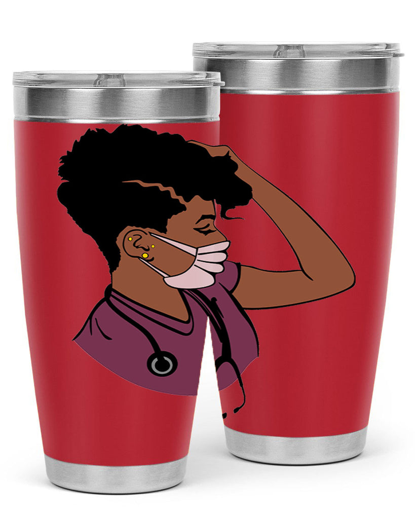 black nurse 1#- women-girls- Tumbler