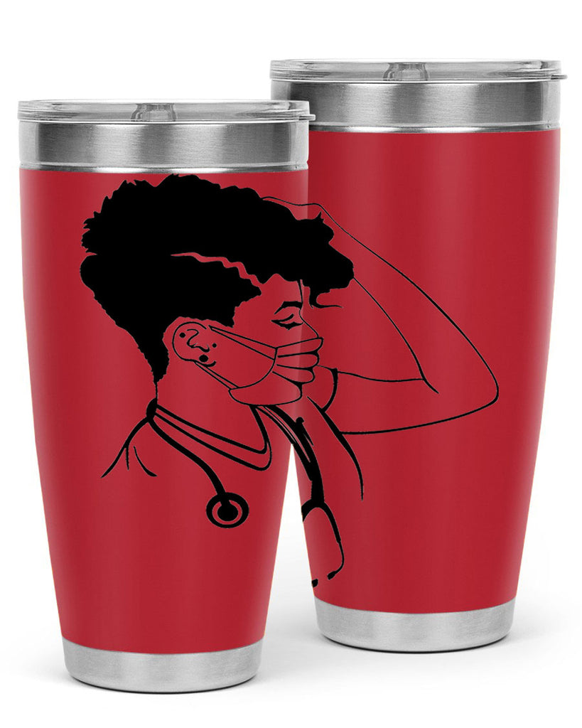 black nurse 3#- women-girls- Tumbler