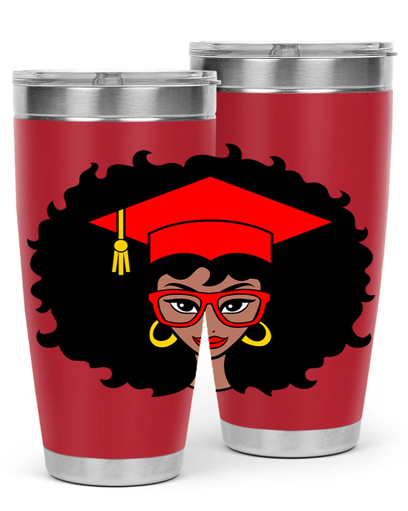 graduation black woman 32#- women-girls- Tumbler