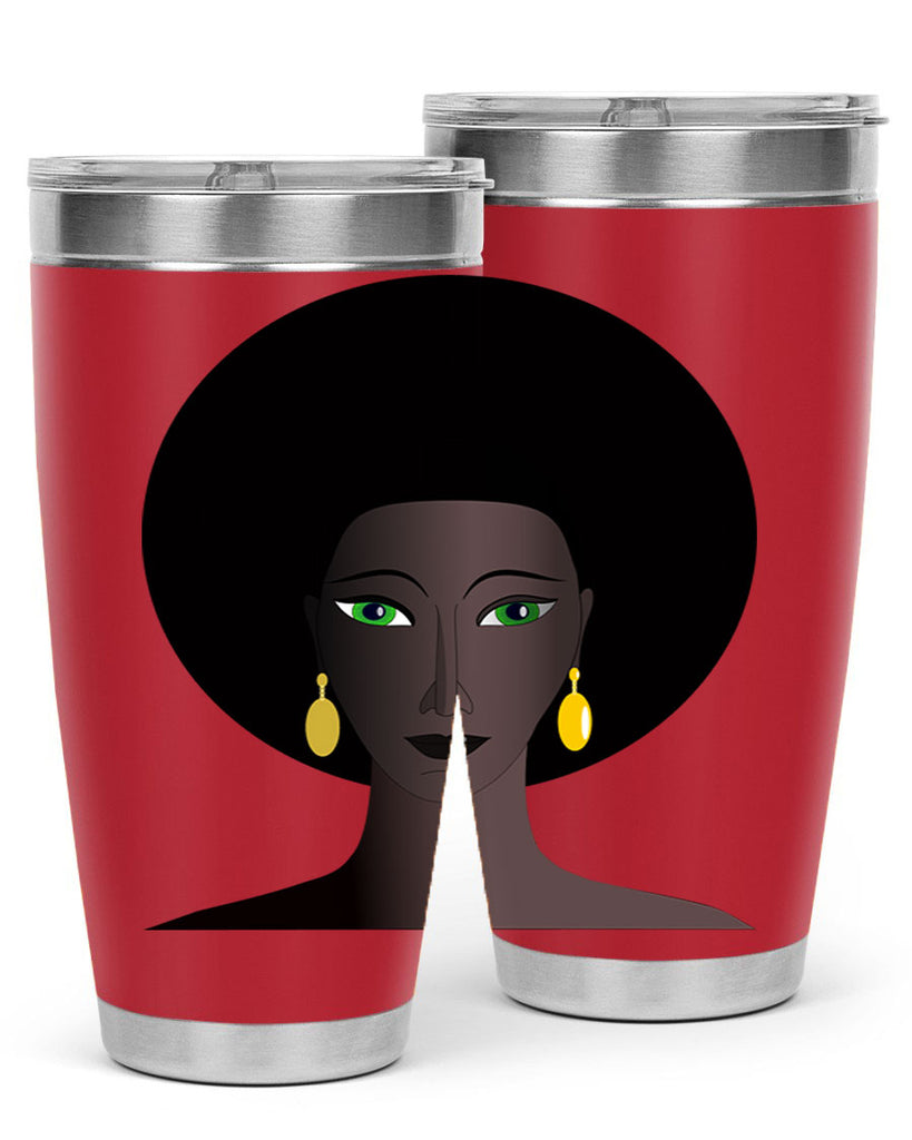 machovka black woman with green eyes 27#- women-girls- Tumbler