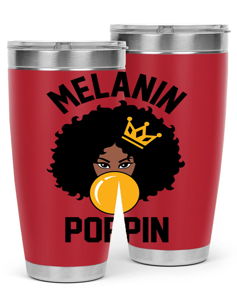 melanin poppin afro girl 25#- women-girls- Tumbler